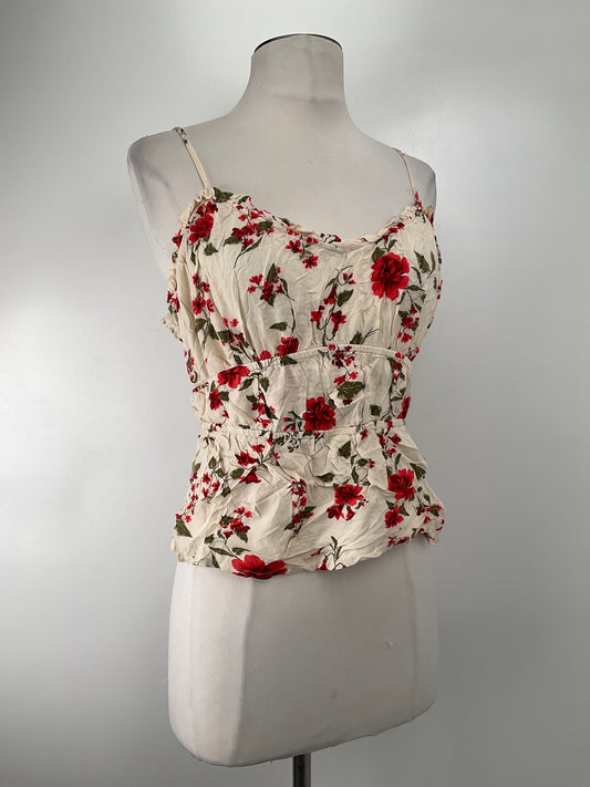 Blusa Crema Floral Old Navy