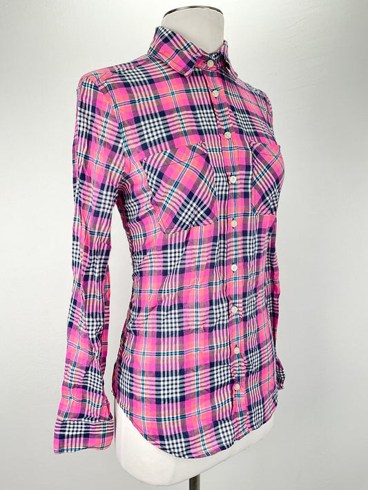 Camisa Rosadode Cuadro Aeropostale