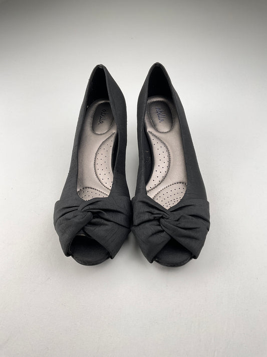 Zapatos Negro de Tacón Abella