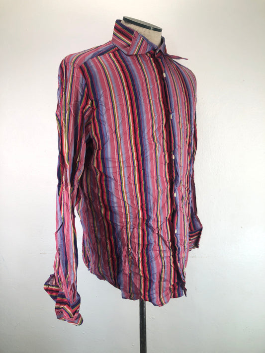 Camisa Multicolor De Rayas Clairborne