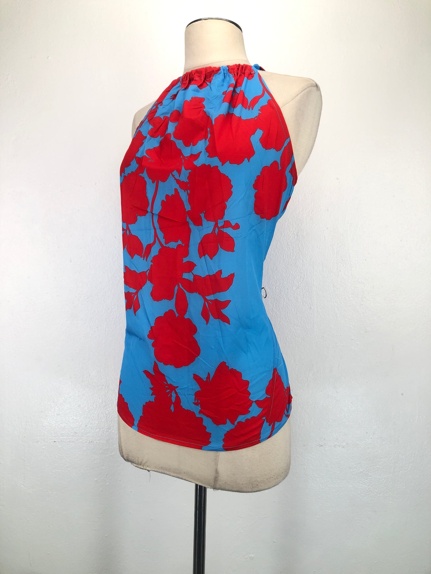 Blusa Azul de Flores Variangis