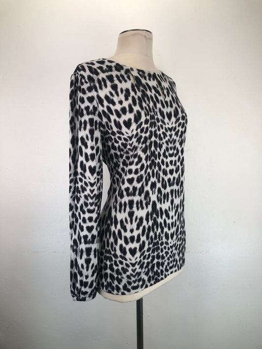 Blusa Animal Print Luz Claiborne