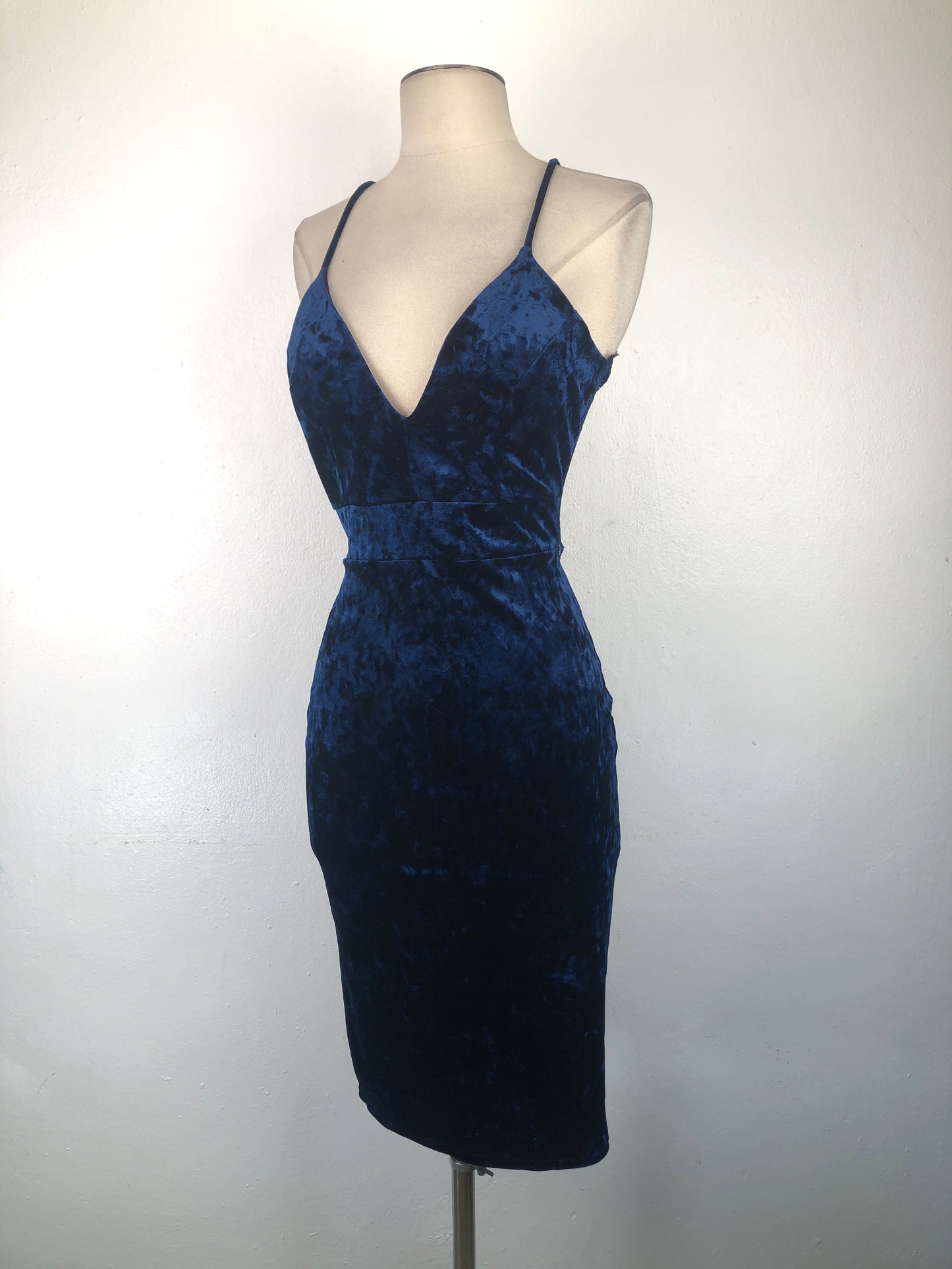 Vestido Azul marino A,Gaci