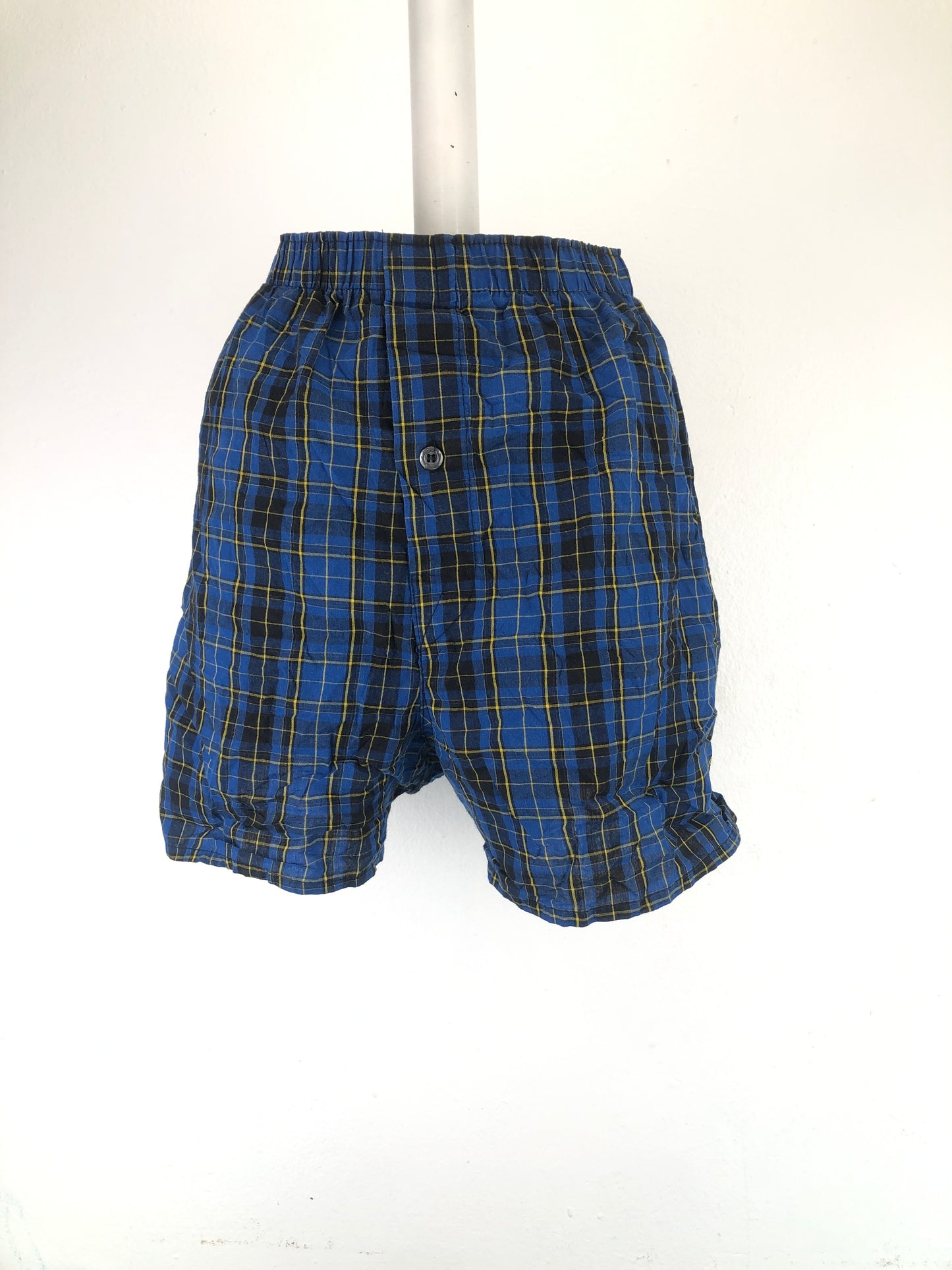 Boxer Azul de Cuadro Fruit of the Loom