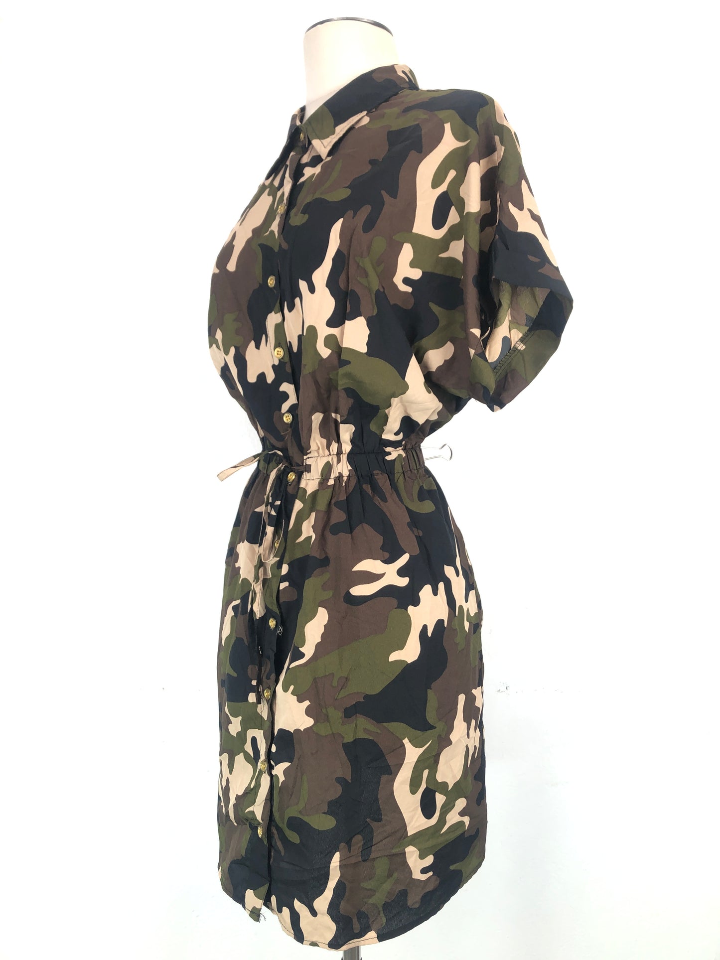 Vestido Verde Militar Variangis