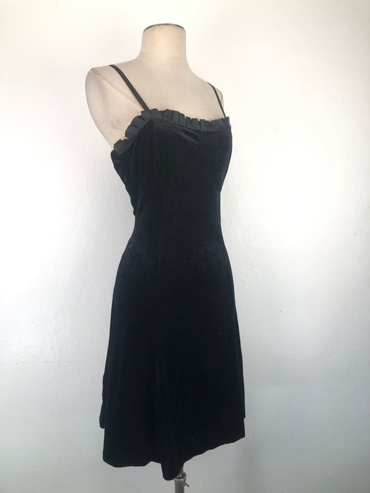 Vestido Negro Romwe