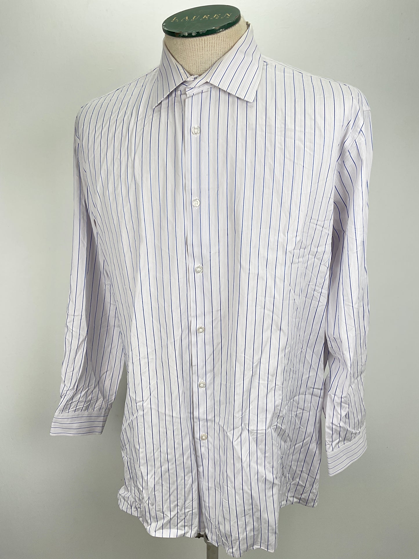 Camisa Blanco de Rayas Hugo