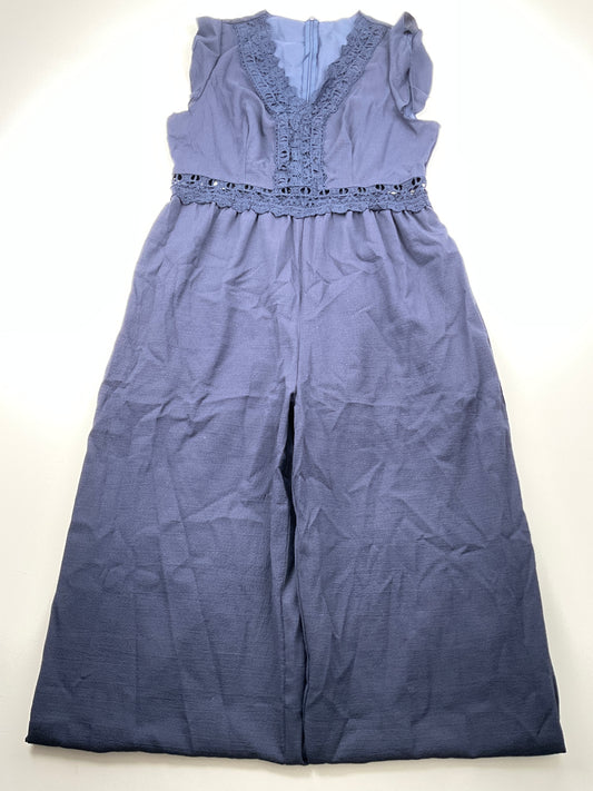 Enterizo Azul marino Floral Shein