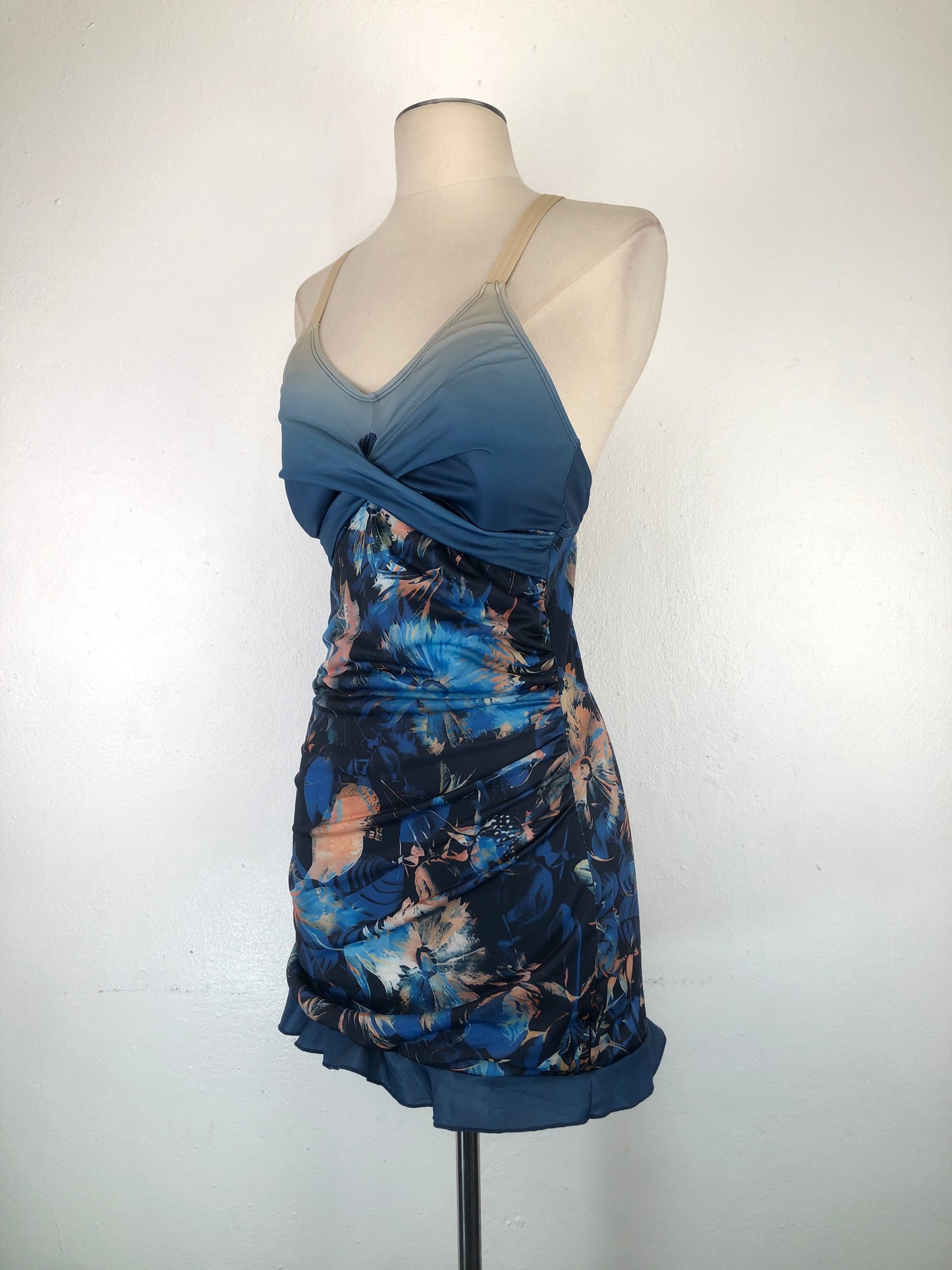 Trajer De Baño Turquesa Variangis