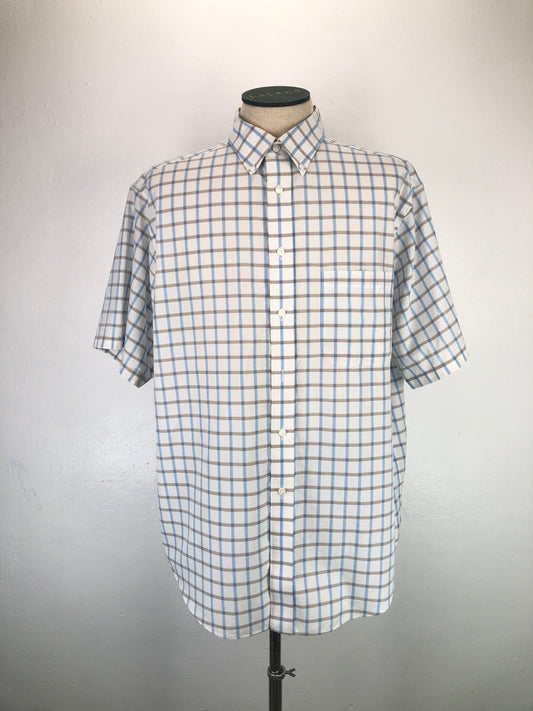 Camisa Blanco de Cuadro Gold Label