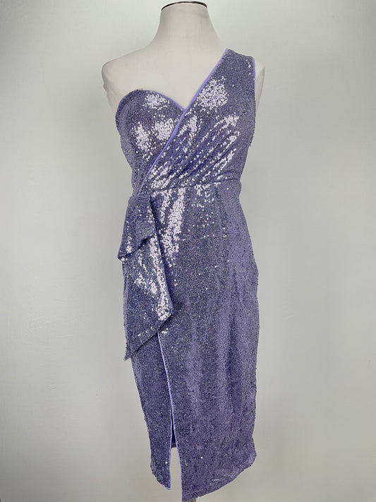 Vestido Lila de Brillo Variangis