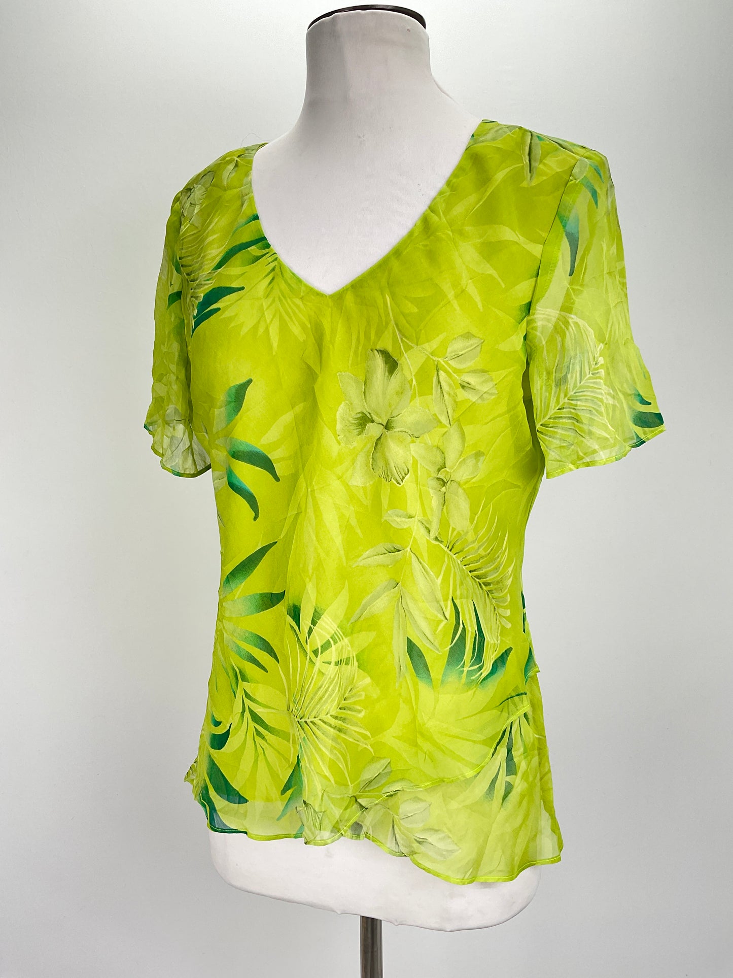 Blusa Verde Floral Studio I