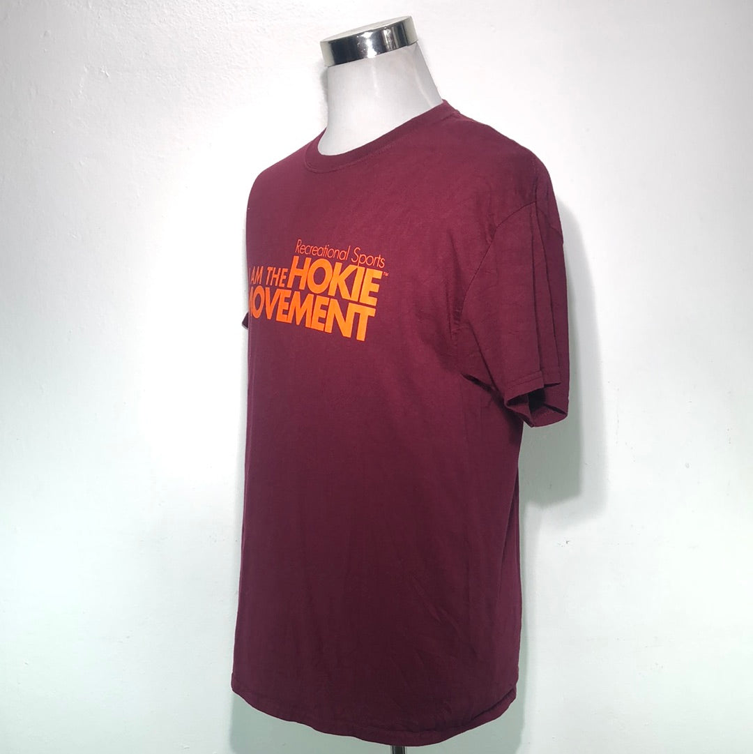 Camiseta Rojo Vino Gildan