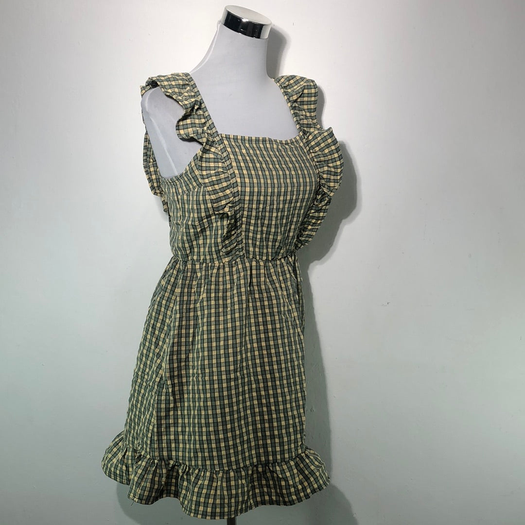 Vestido Verde Cuadro Wild Fable