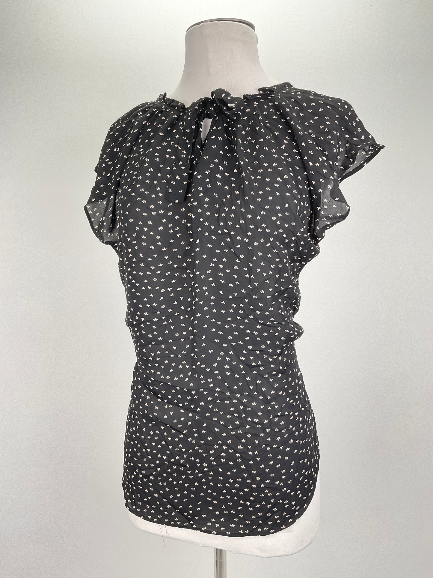 Blusa Negro Floral Love Lauren