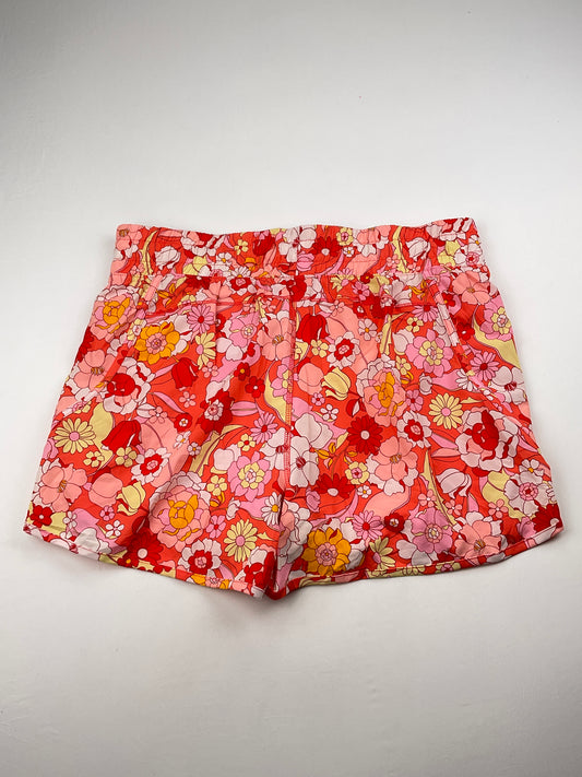 Short Naranja Deportivo Floral Avia
