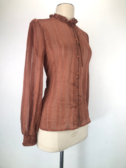 Blusa Marron Forever 21