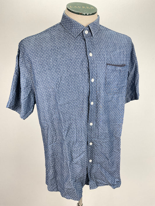 Camisa Azul de Lunares Im. Pa tient Wolves