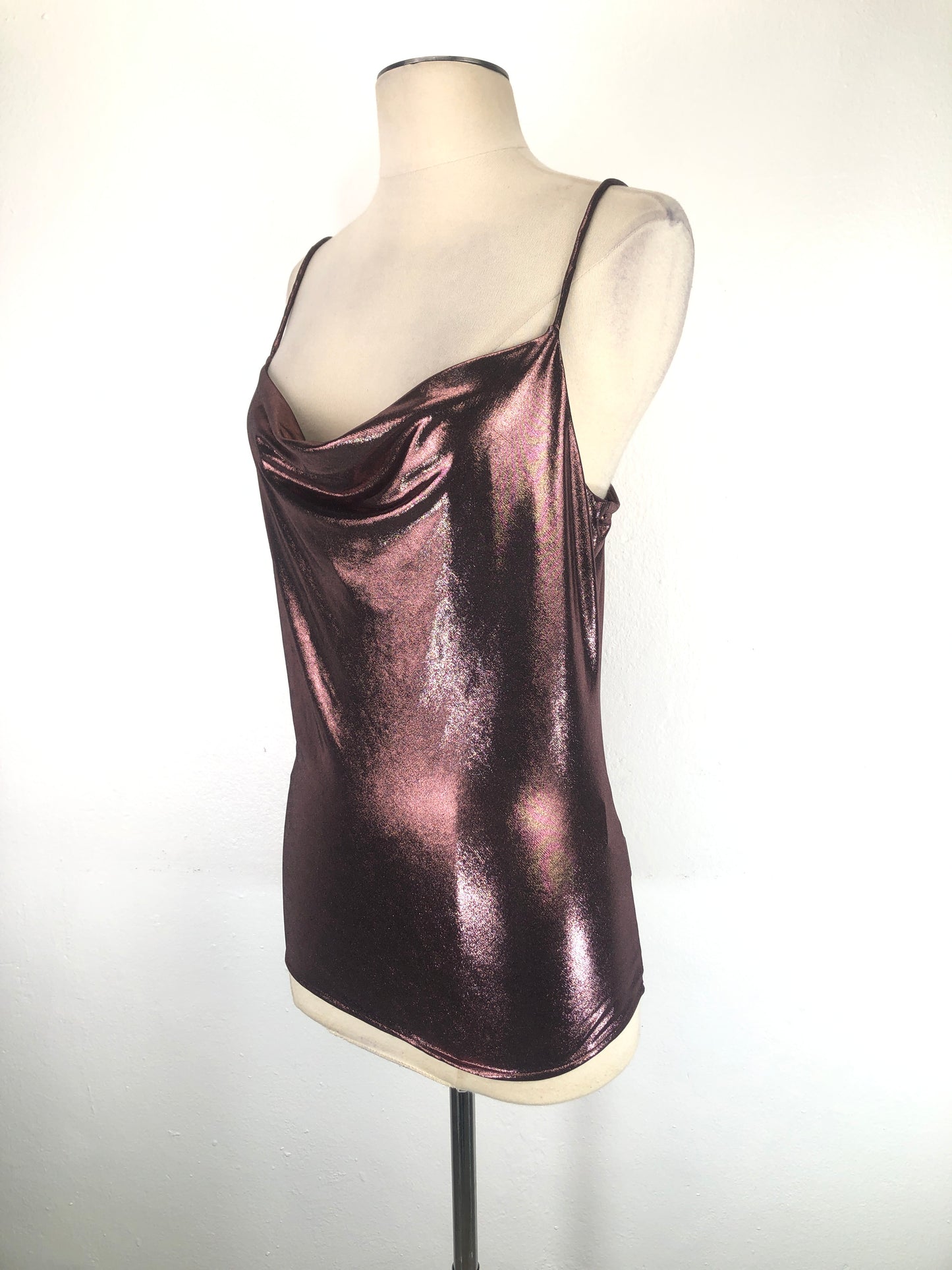 Blusa Morado de Brillo Zara