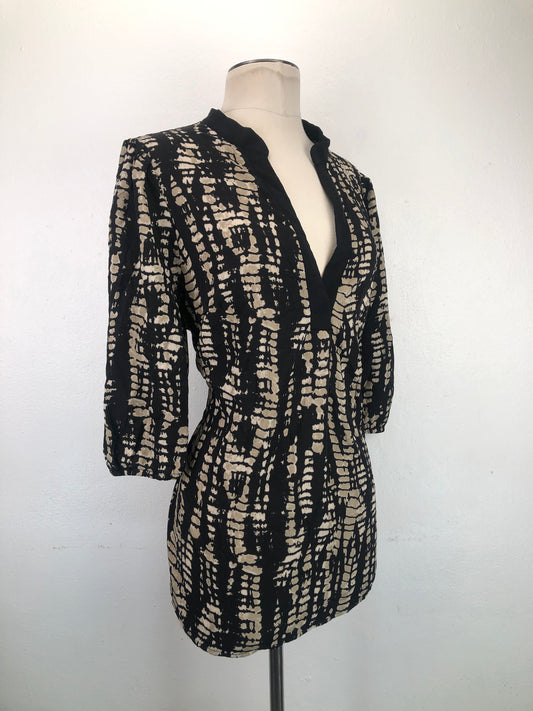 Blusa Negro de Lunares Shein