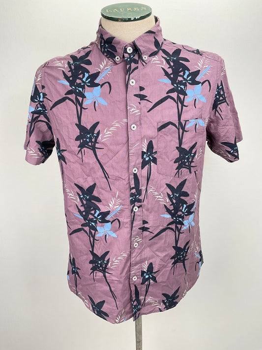 Camisa Marron Floral Sunrise Kingdom
