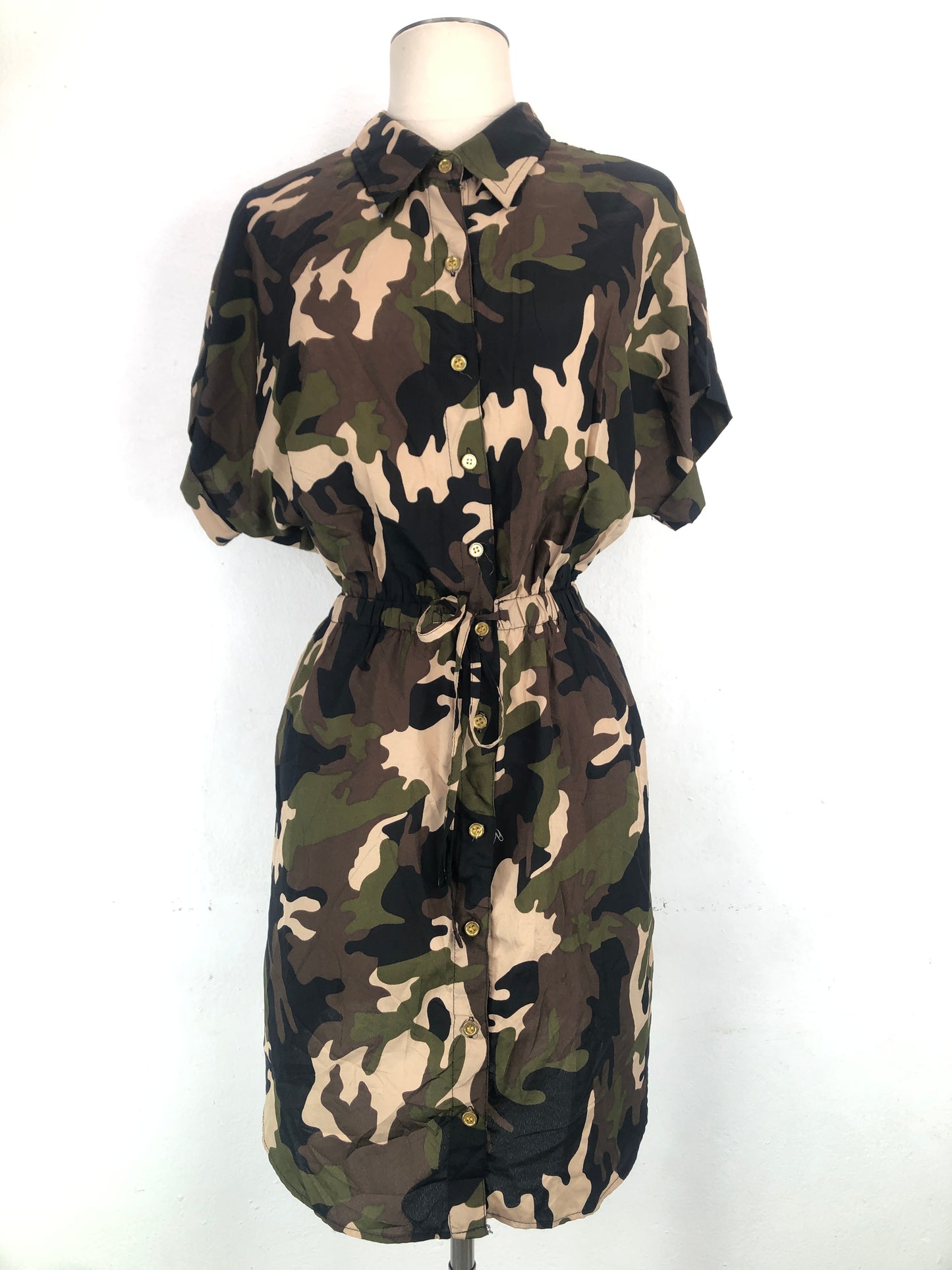 Vestido Verde Militar Variangis