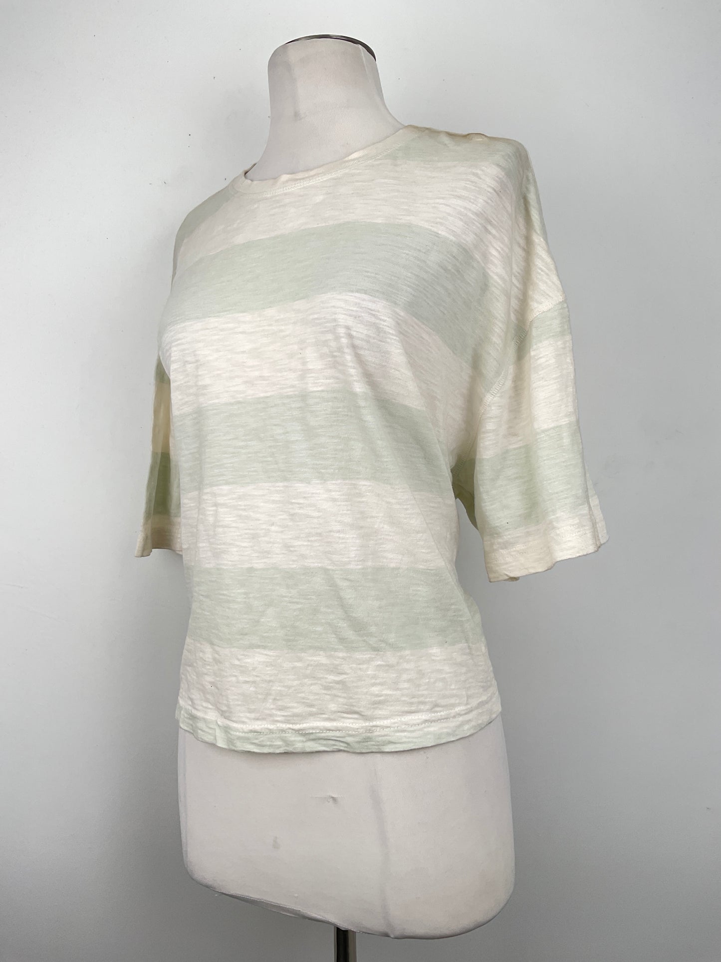 Camiseta Crema de Rayas Universal Thead