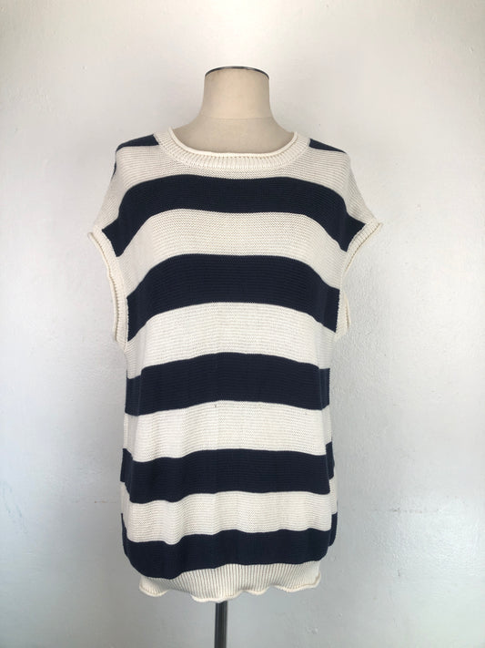 Blusa Blanco De rayas Margaux Lexi