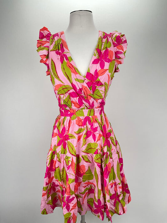 Vestido Rosado Floral Taylor