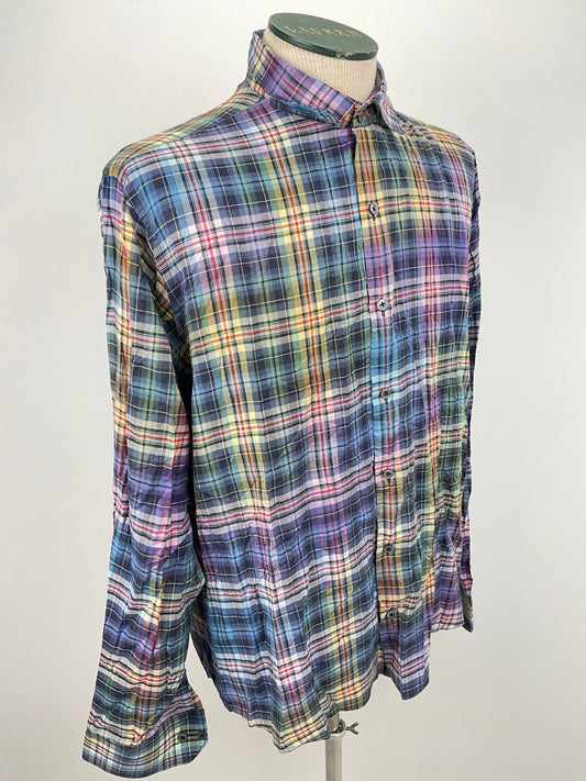 Camisa Multicolor de Cuadro Bugatchi
