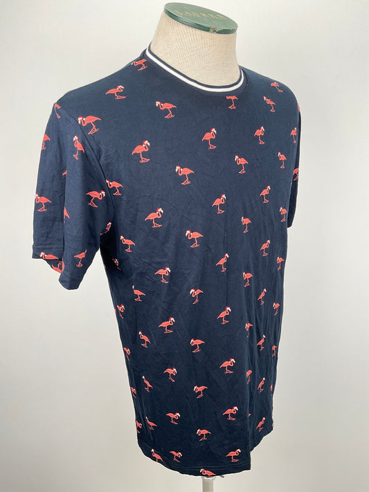 Camiseta Azul marino Denim Flower