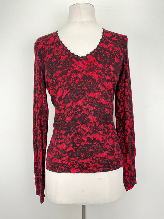 Blusa Rojo Floral Worthington