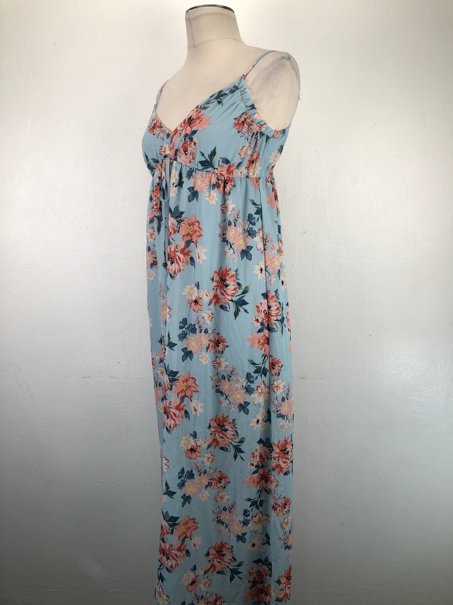 Vestido Azul claro Floral City Studio