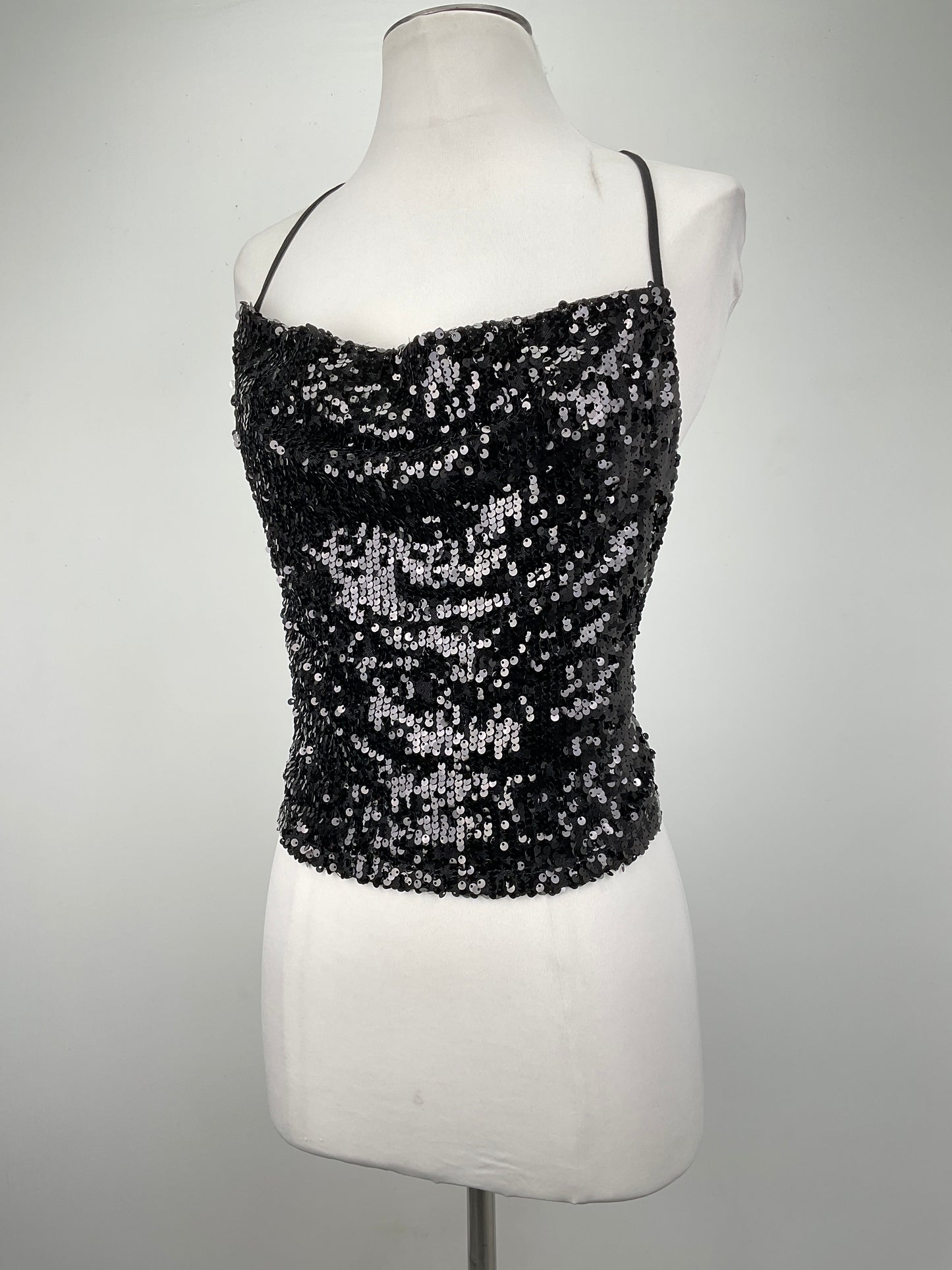 Blusa Negro de Brillo Sincerely Jules