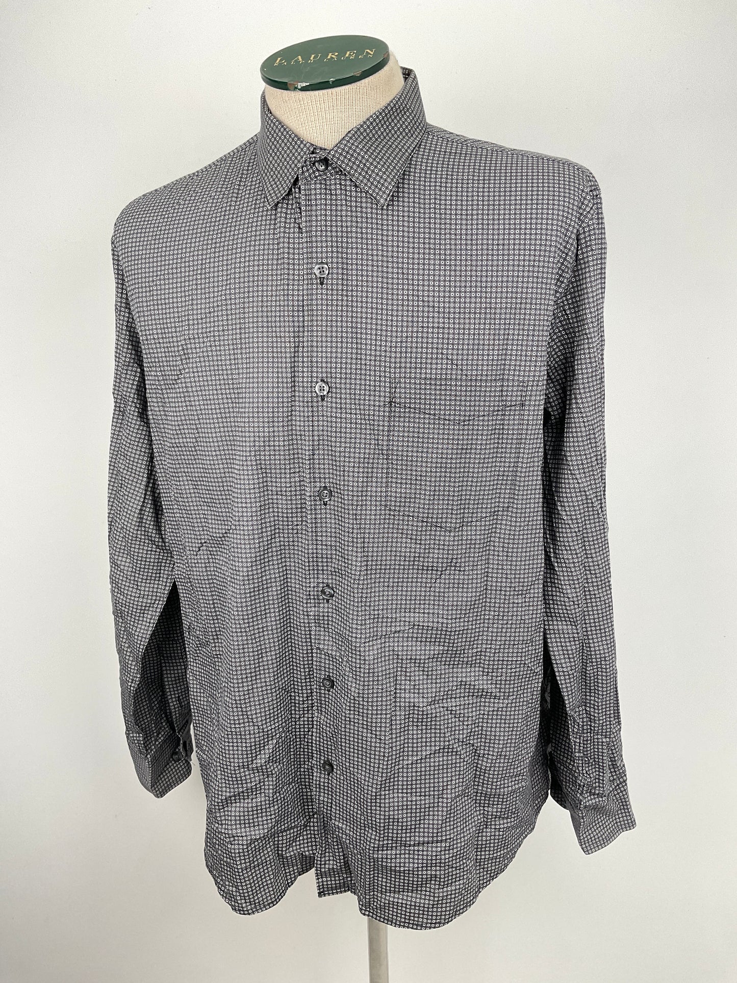 Camisa Gris de Lunares Variangis