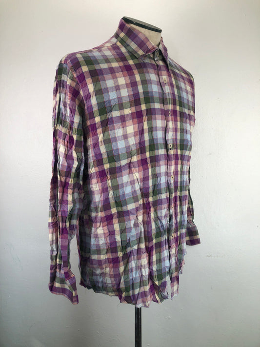 Camisa Multicolor de Cuadro Alan Flusser