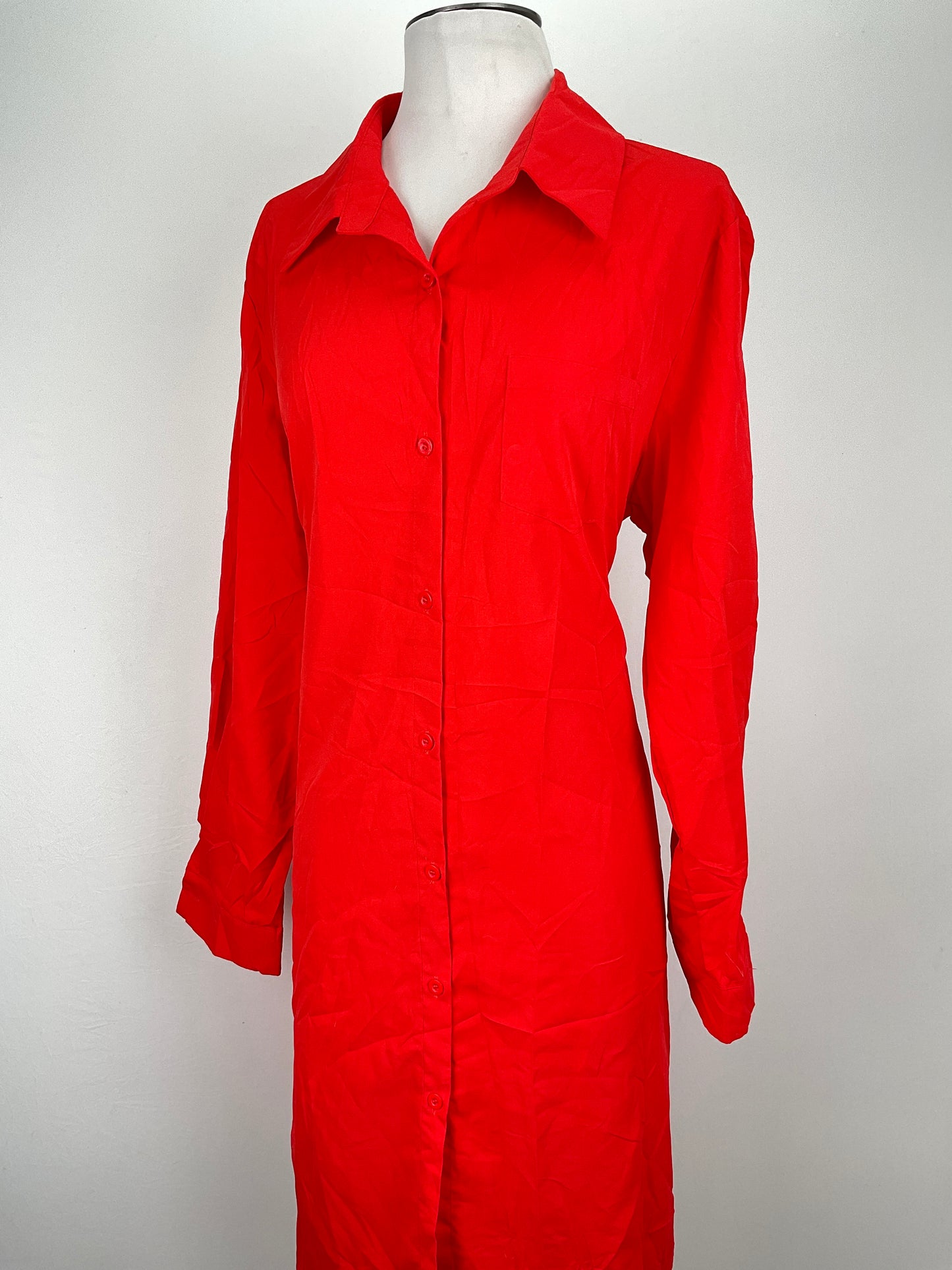 Vestido Camisero Rojo Variangis