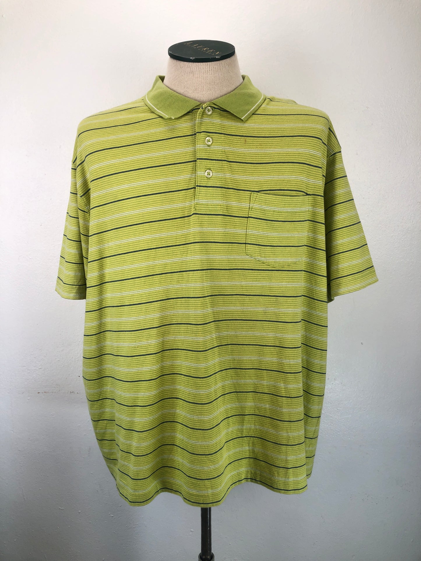 Camiseta Verde Limon Rayas Saddlebred