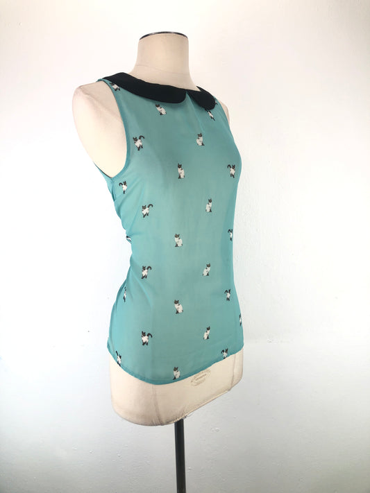 Blusa Azul Craro Pull Bear