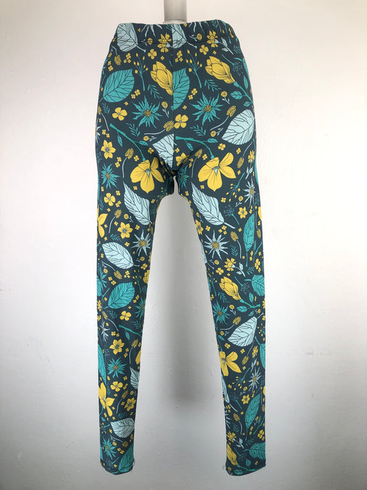 Licra Gris Floral Deportivo Variangis