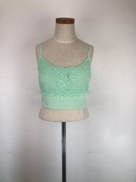 Blusita Verde limon Floral Maurices