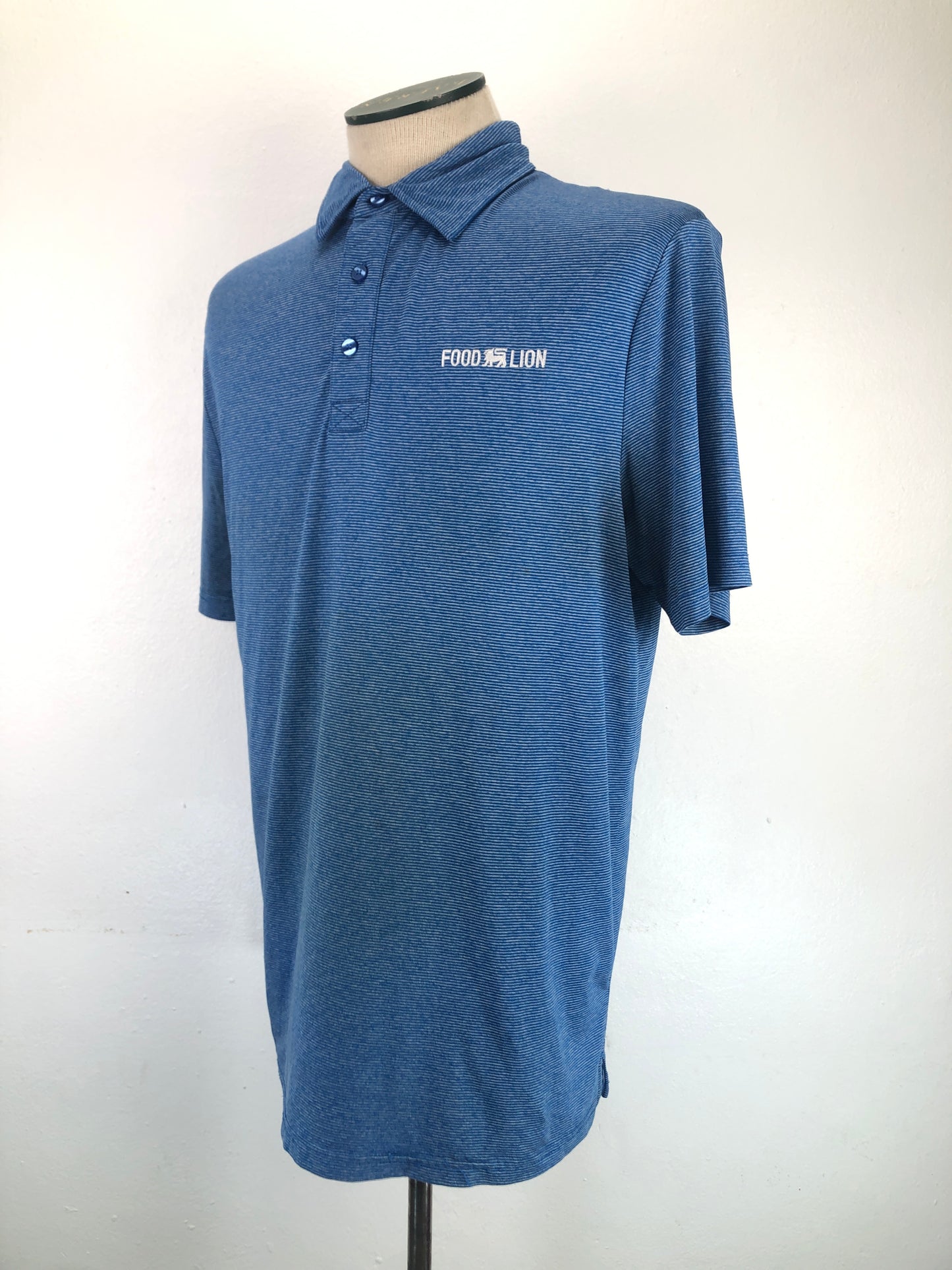 Camiseta Azul de Rayas Image Solutions