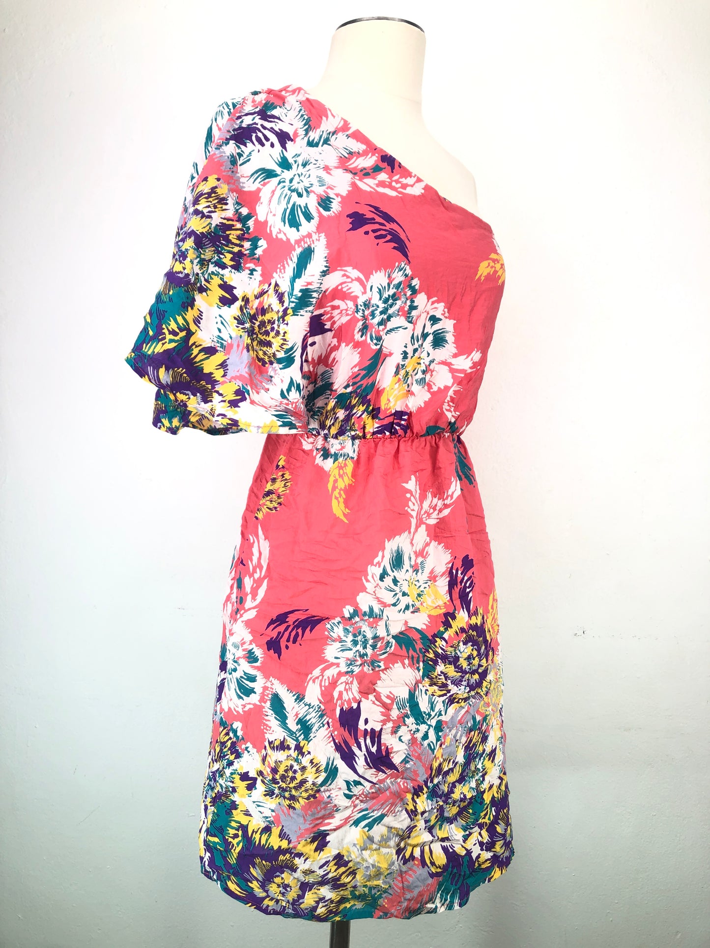 Vestido Rosado de Floral Blue Rair