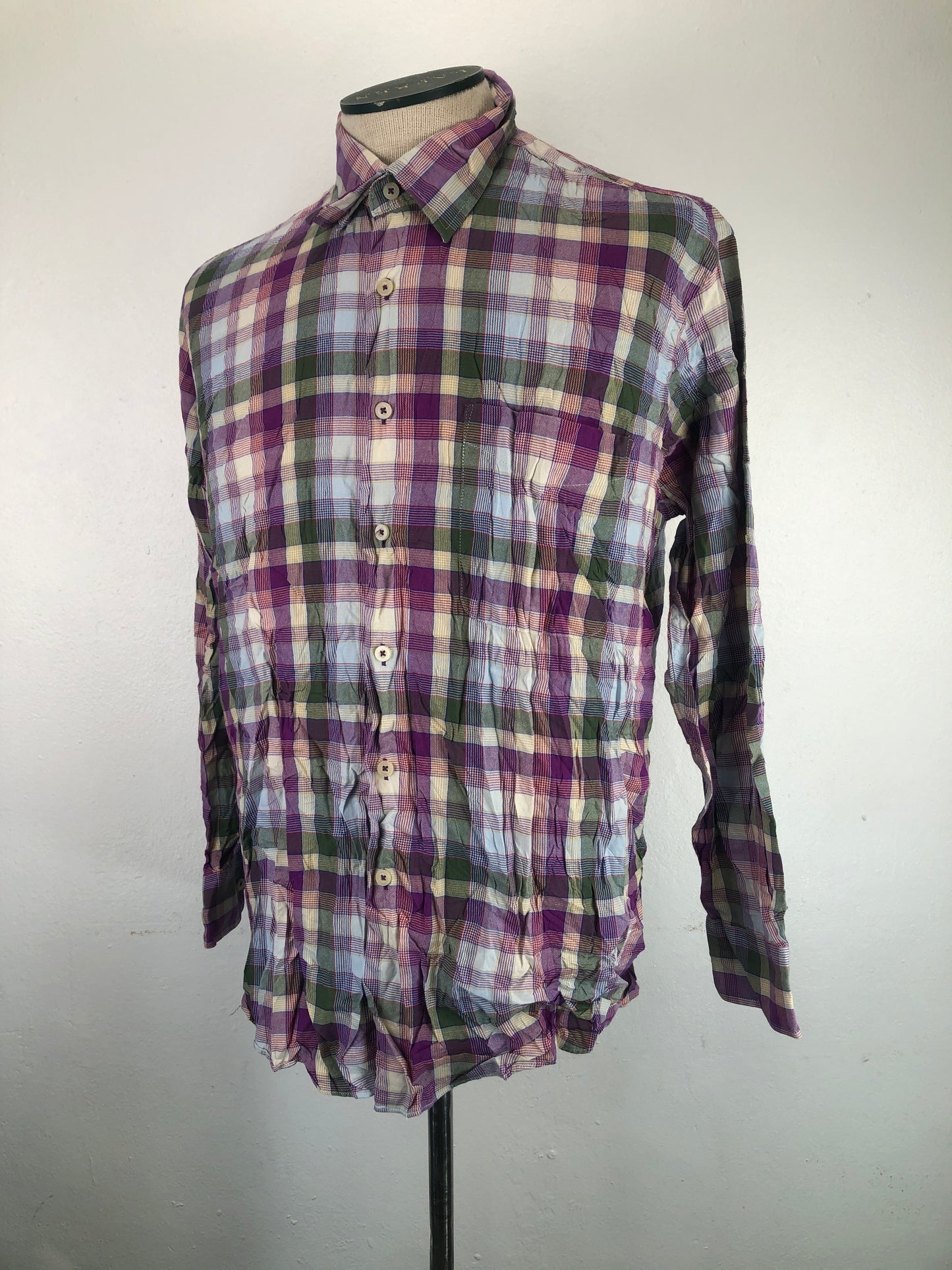 Camisa Multicolor de Cuadro Alan Flusser