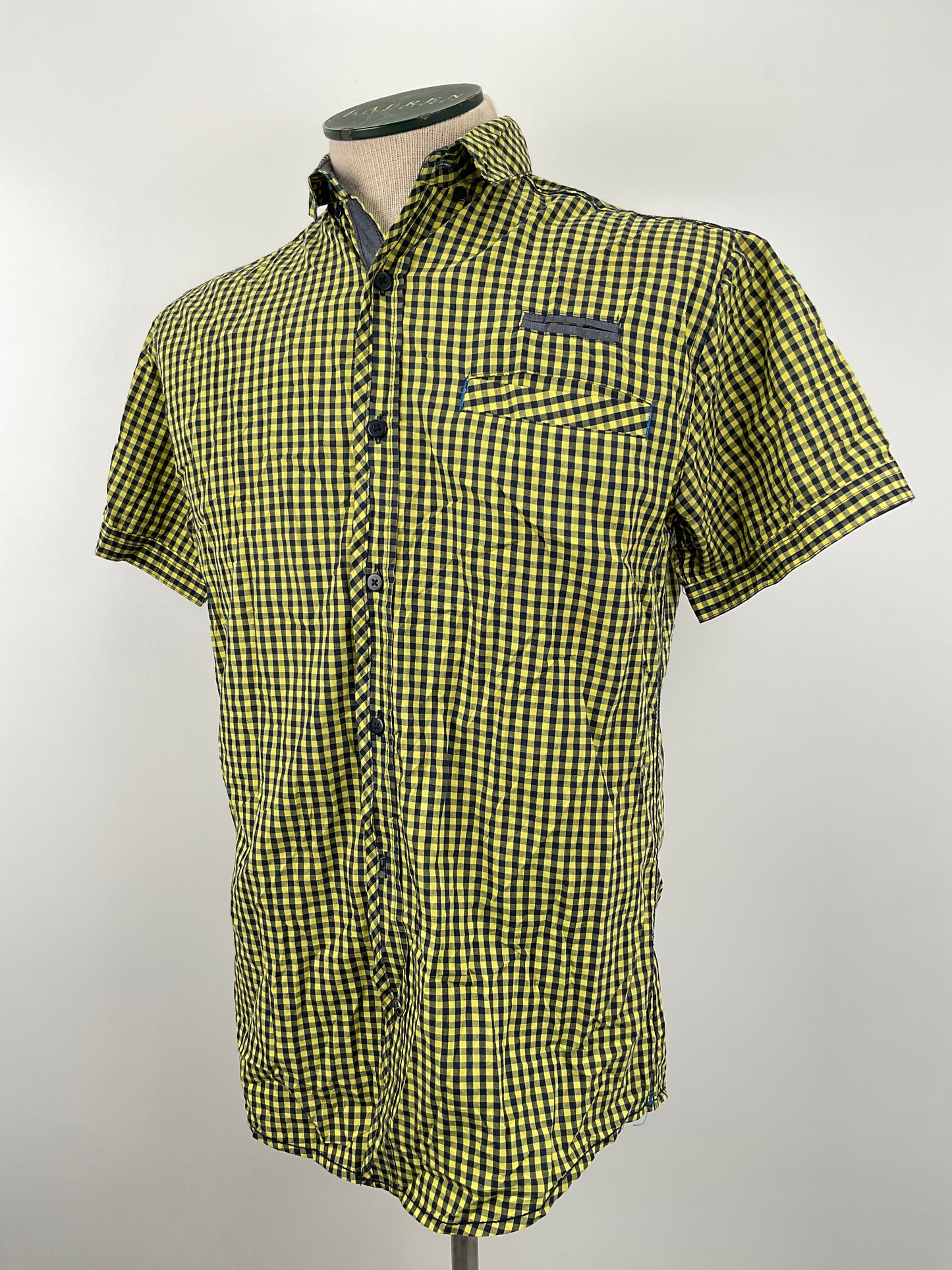 Camisa Amarillo de Cuadro Drill