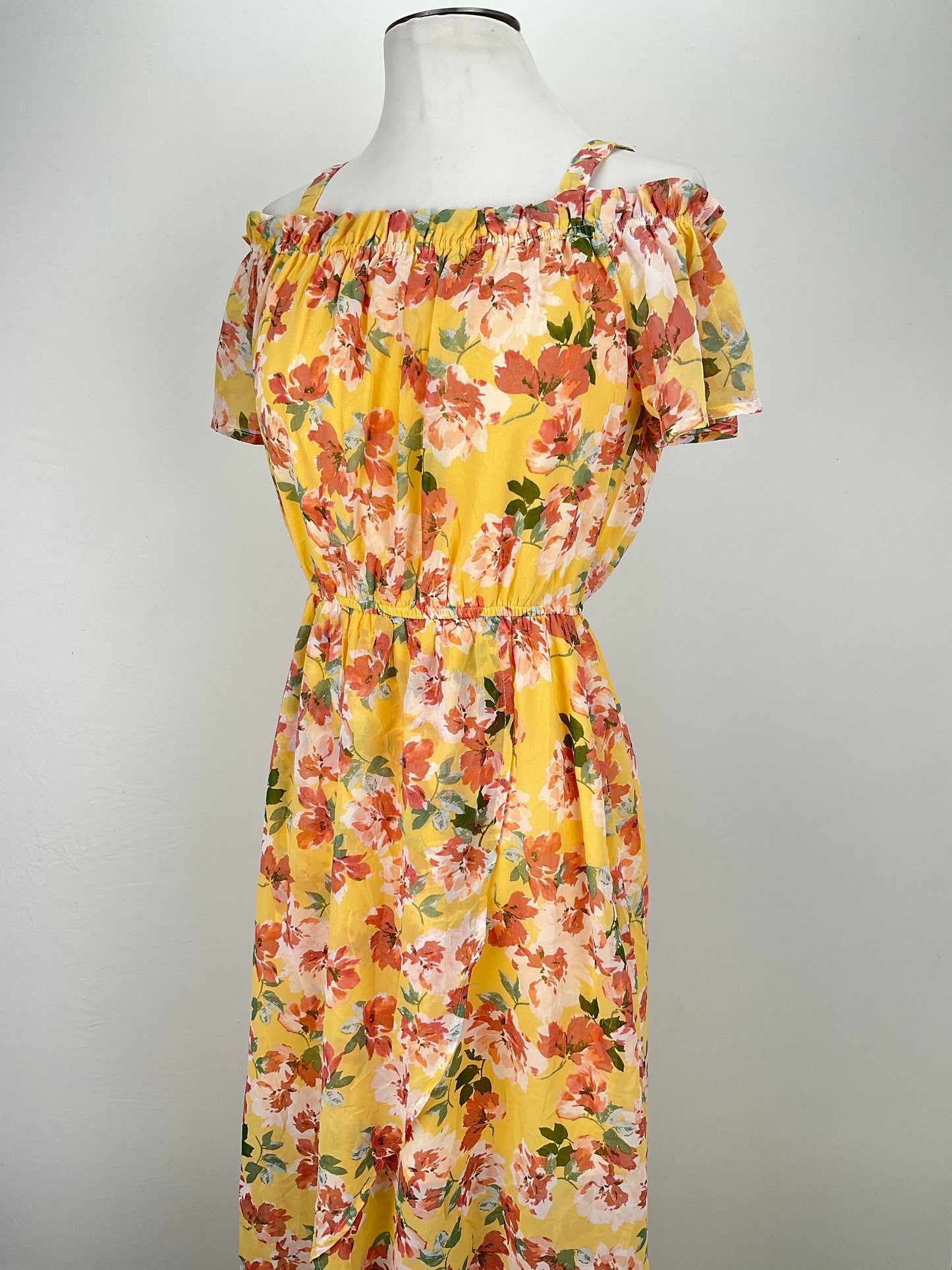 Vestido Amarillo Floral Asu Wish