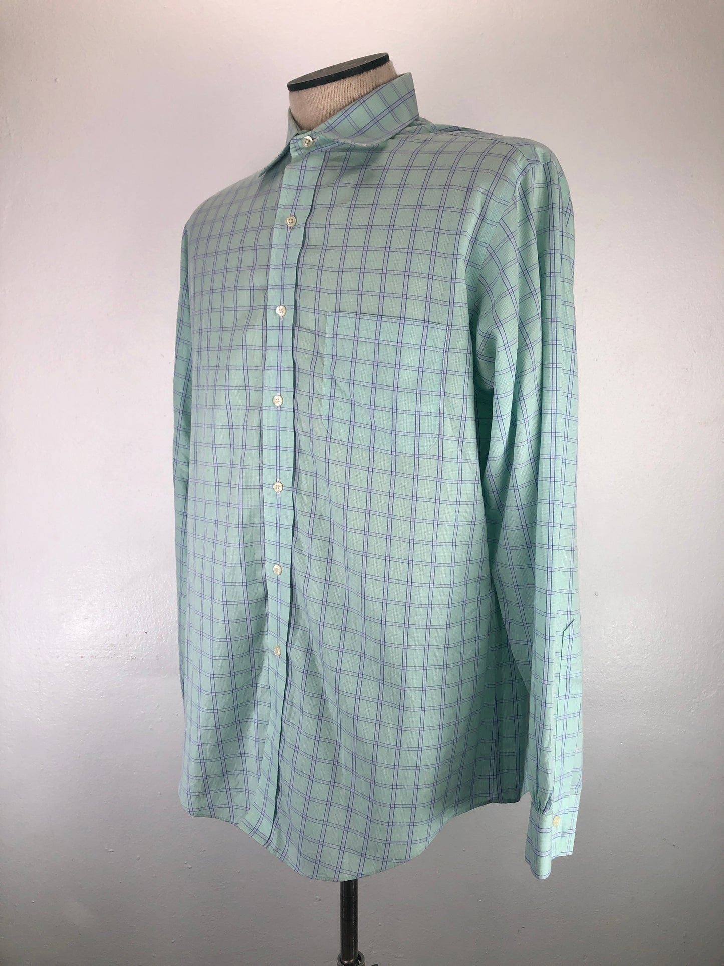 Camisa Verde Limon de Cuadro Brooks Brothers