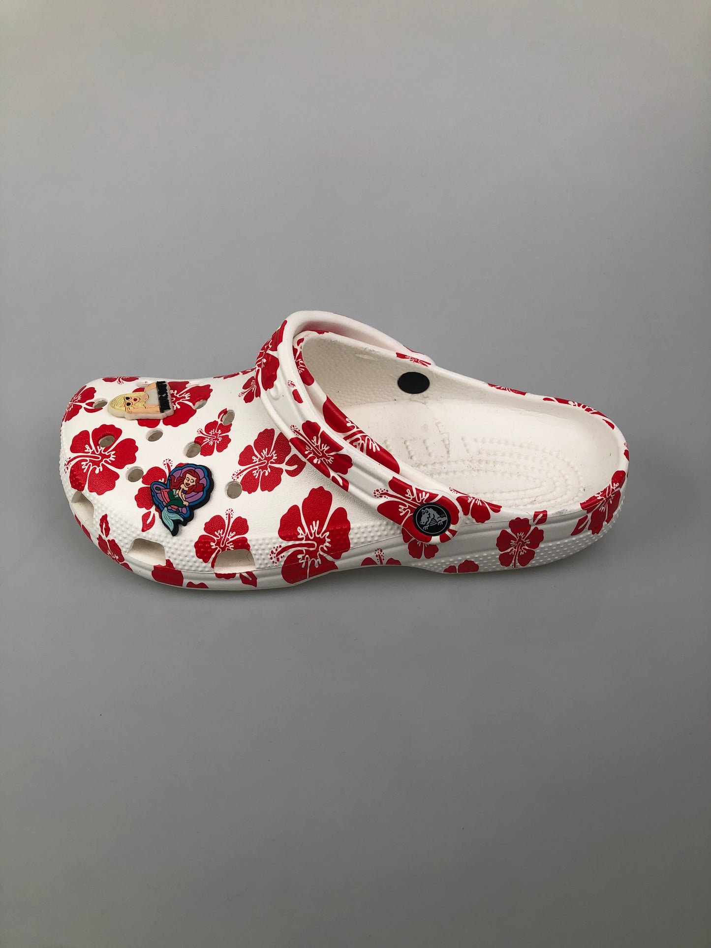 Sandalia Blanco Floral Crocs