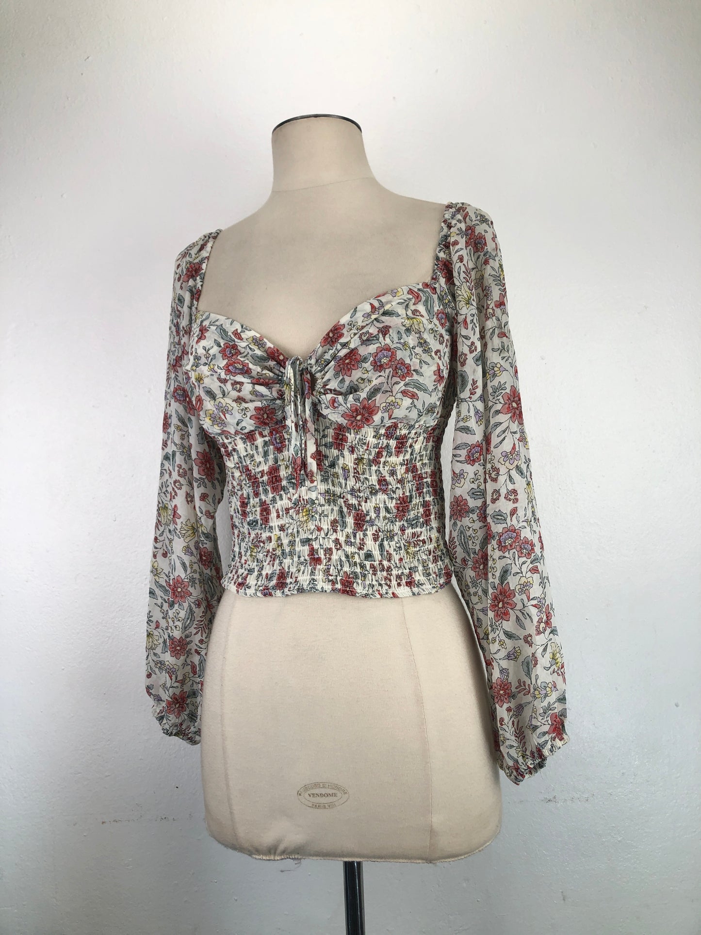 Blusa Crema De Flores Love Tree