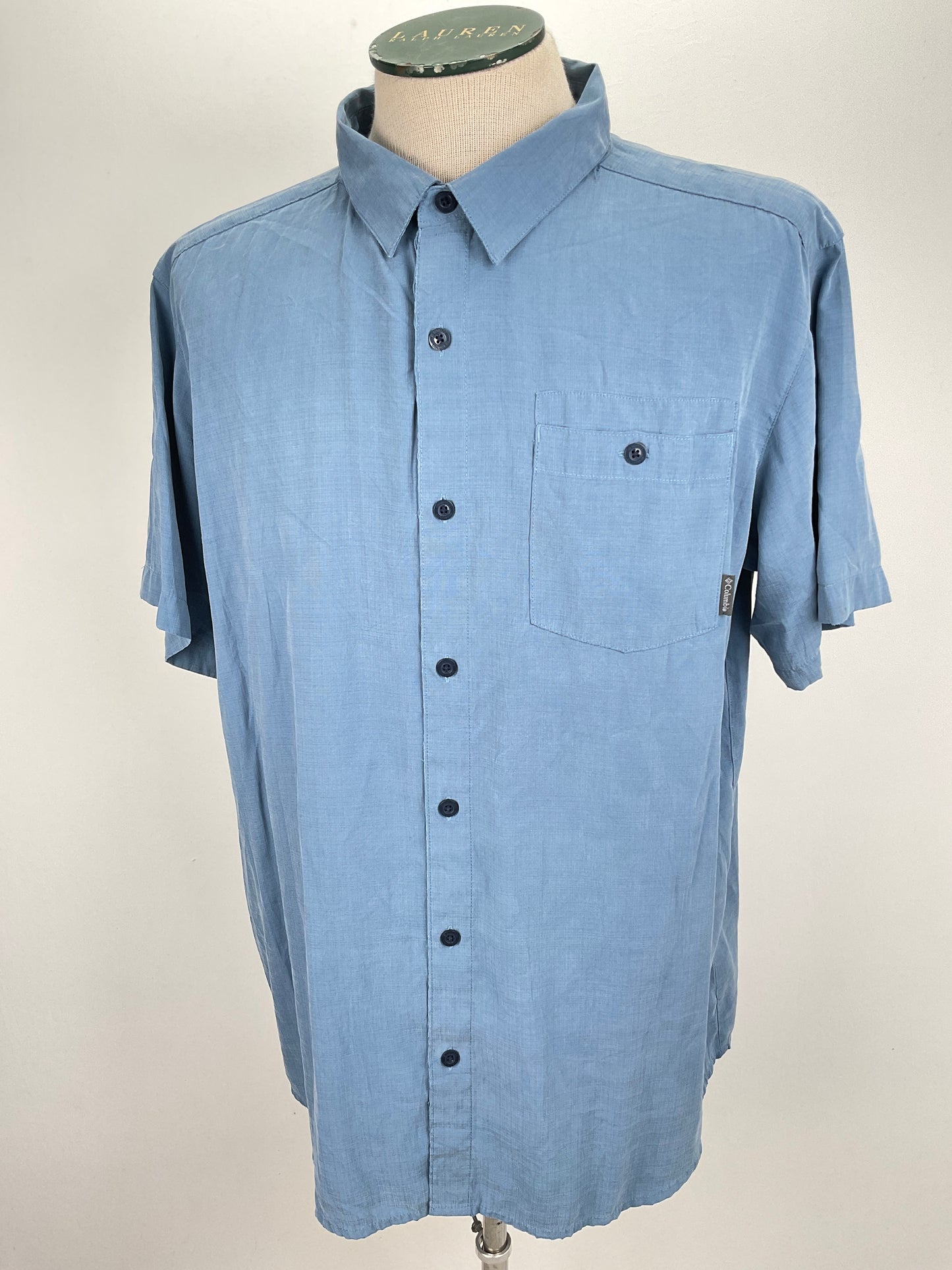 Camisa Gris Azulado Columbia